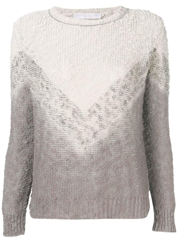 Fabiana Filippi Chevron Pattern Jumper - Vr1