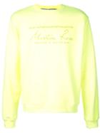 Martine Rose Logo Print Sweatshirt - Yellow