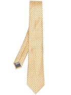 Canali Printed Tie - Yellow