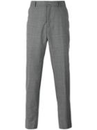 Ami Alexandre Mattiussi - Straight Fit Trousers - Men - Wool - 40, Grey, Wool