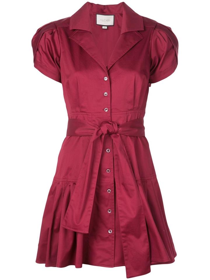 Alexis Sisel Shirt Mini Dress - White