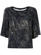 Tufi Duek Abstract Print Blouse - Black