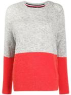 Tommy Hilfiger Colour-block Jumper - Grey