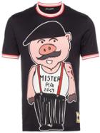 Dolce & Gabbana Sicily Pig Cotton T-shirt - Black