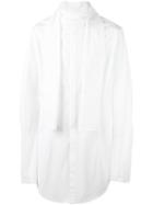 Lost & Found Ria Dunn Band Collar Shirt, Men's, Size: Small, White, Cotton
