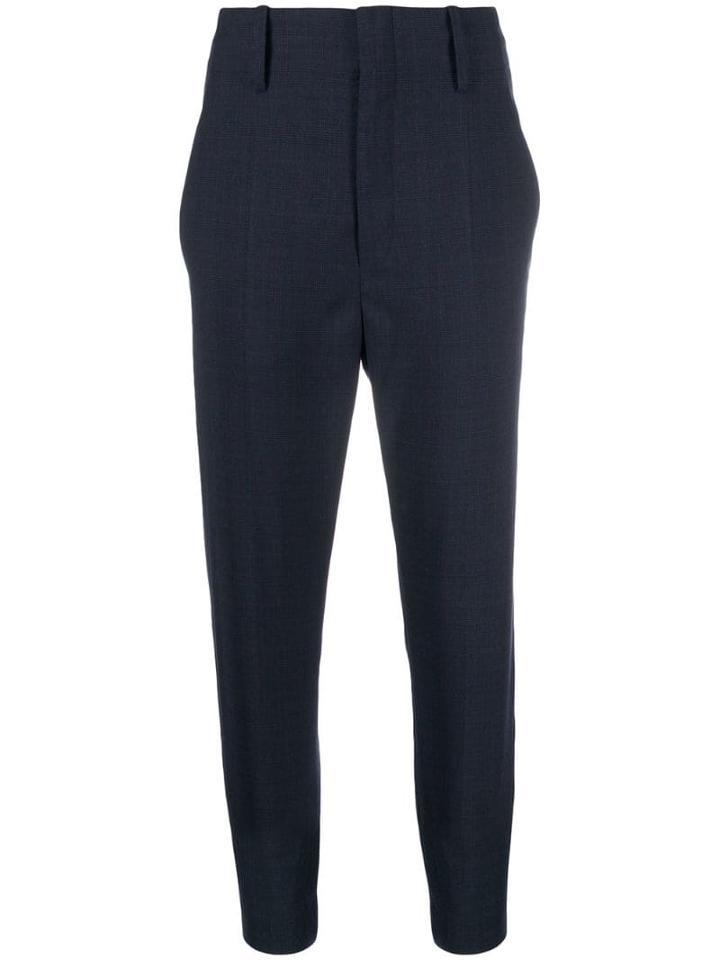 Isabel Marant Étoile Cropped Tapered Trousers - Blue