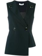 Opening Ceremony 'focal' Top, Women's, Size: 2, Blue, Polyester/polyurethane/rayon