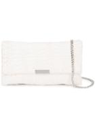 Loeffler Randall Foldover Top Clutch, Women's, White, Nappa Leather