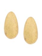 Monies Oversized Asymmetric Earrings - Metallic