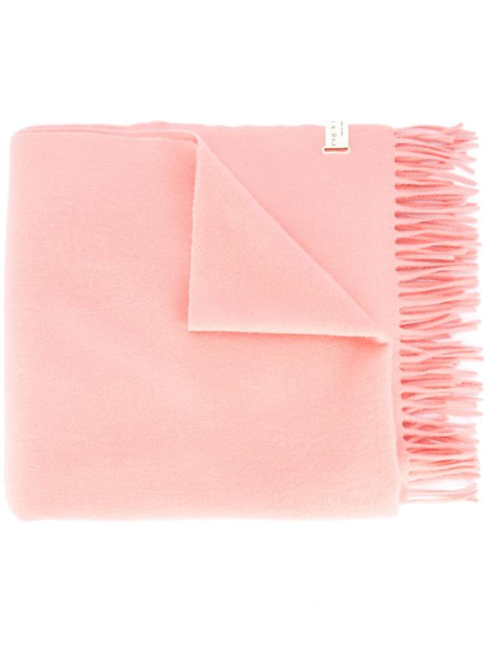 Rag & Bone Wide Shape Scarf - Pink