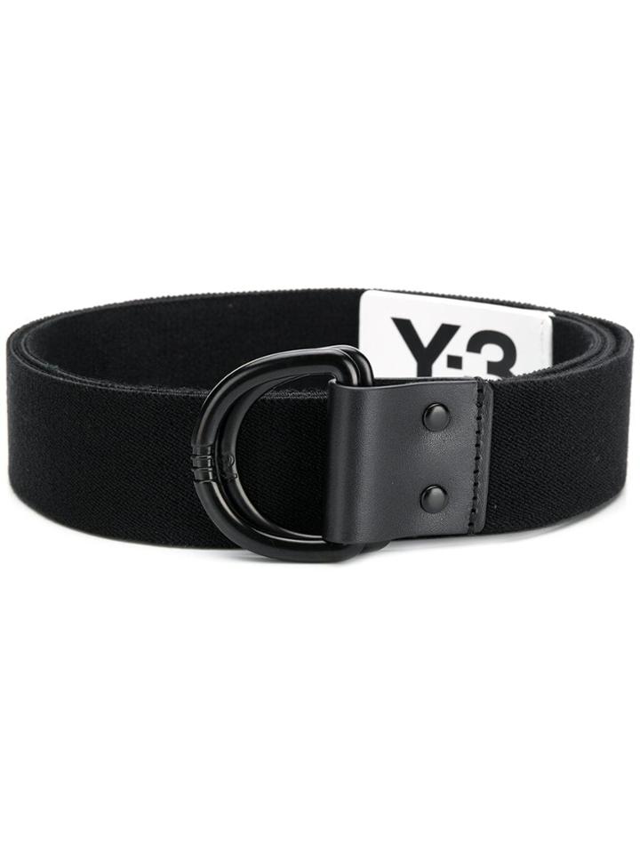 Y-3 Logo Belt - Black