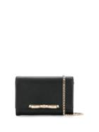 Red Valentino Red(v) Bow Detail Clutch - Black