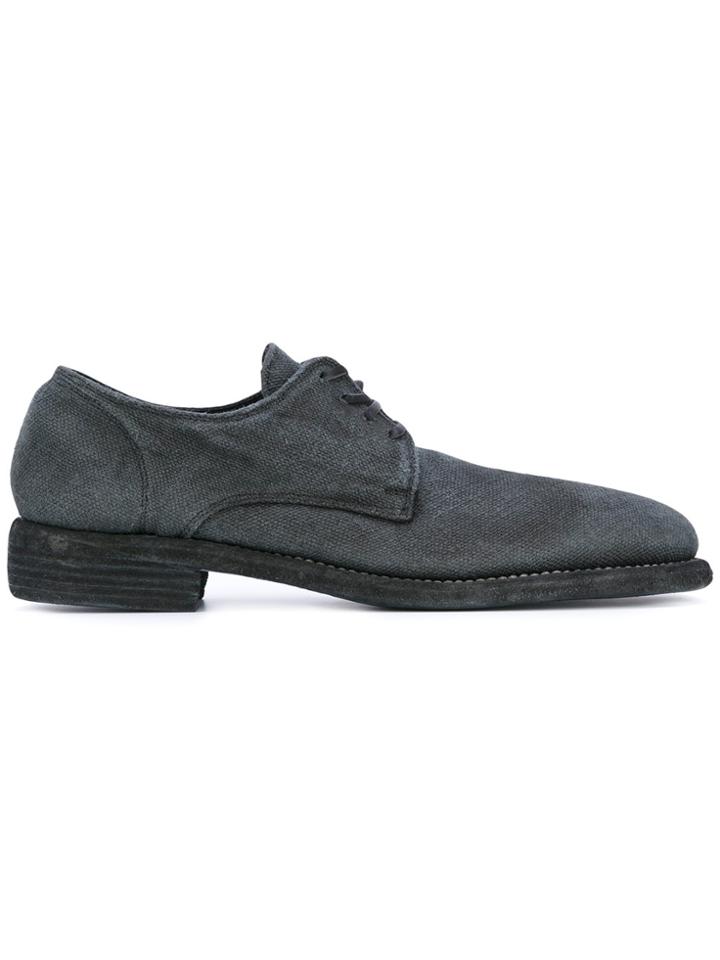 Guidi Casual Derby Shoes - Grey