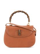 Gucci Pre-owned Bamboo Line 2way Tote - Brown