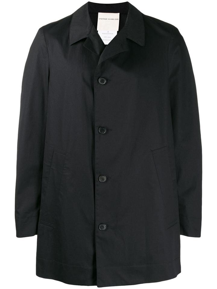 Stephan Schneider Mid-length Trench Coat - Black
