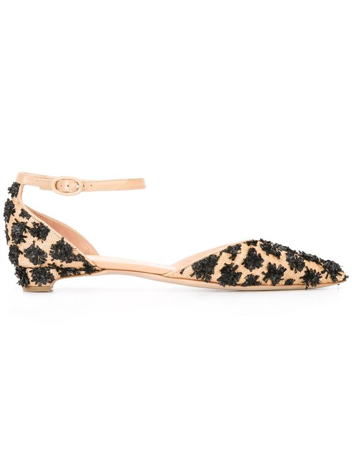 Rupert Sanderson 'abbey' Ballerinas - Nude & Neutrals