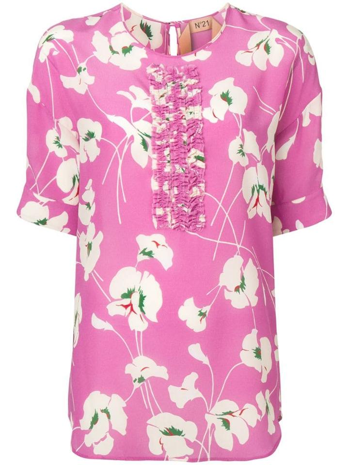 Nº21 Floral Blouse - Pink