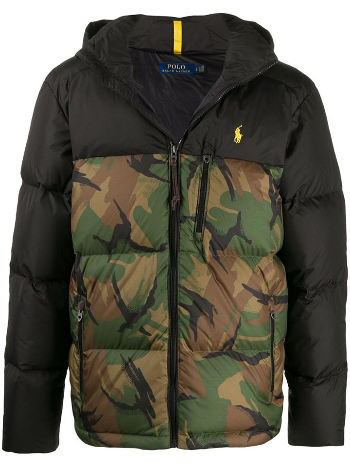 Polo Ralph Lauren Camouflage Print Jacket - Black