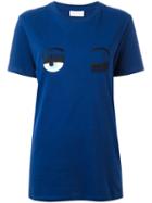 Chiara Ferragni - 'flirting' T-shirt - Women - Cotton - M, Blue, Cotton