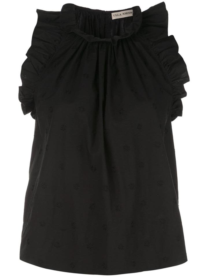 Ulla Johnson Ruffled Trim Blouse - Black
