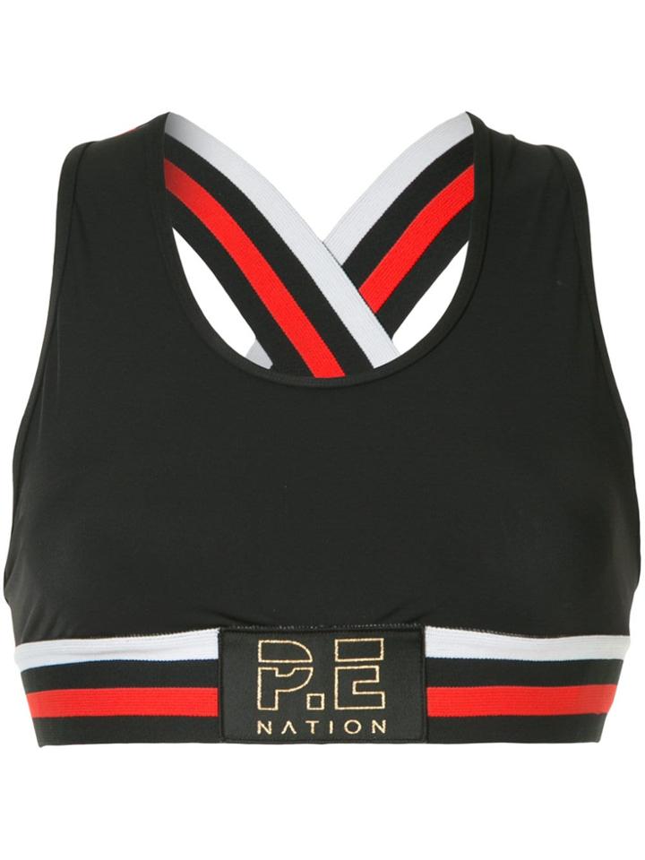 P.e Nation Speedway Crop Top - Black