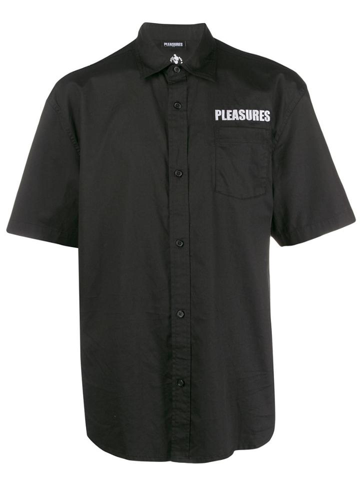 Pleasures Face Print Shirt - Black
