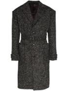 Eckhaus Latta Static Single-breasted Coat - Black