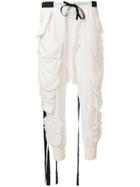 Unravel Project Cargo Track Pants - Nude & Neutrals
