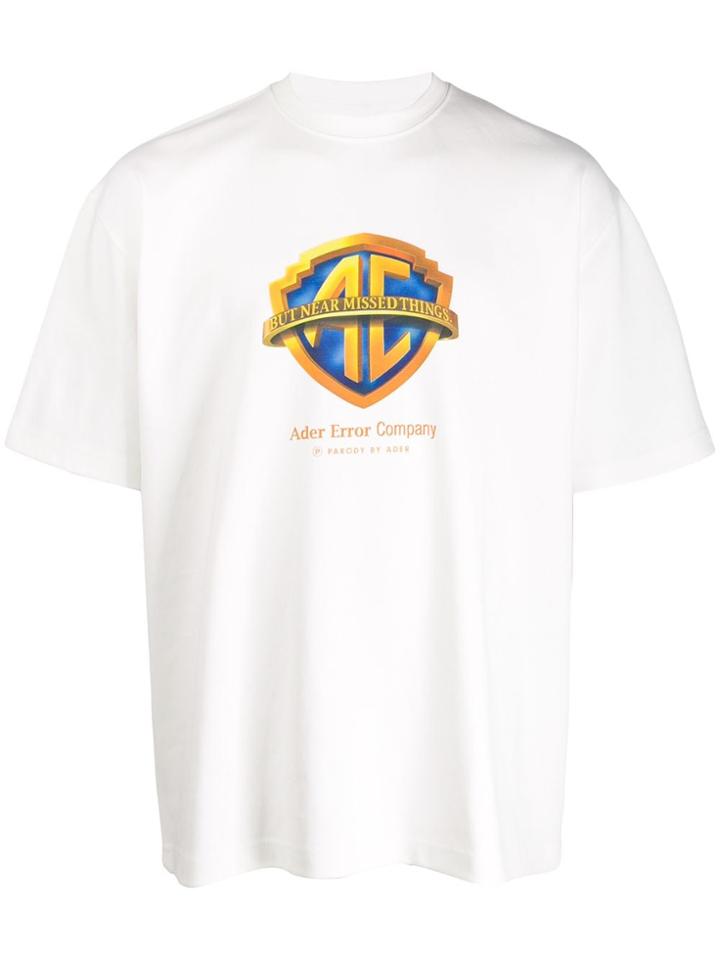 Ader Error Oversized Fit T-shirt - White