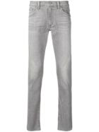 Citizens Of Humanity Stonewashed Slim-fit Jeans - Grey