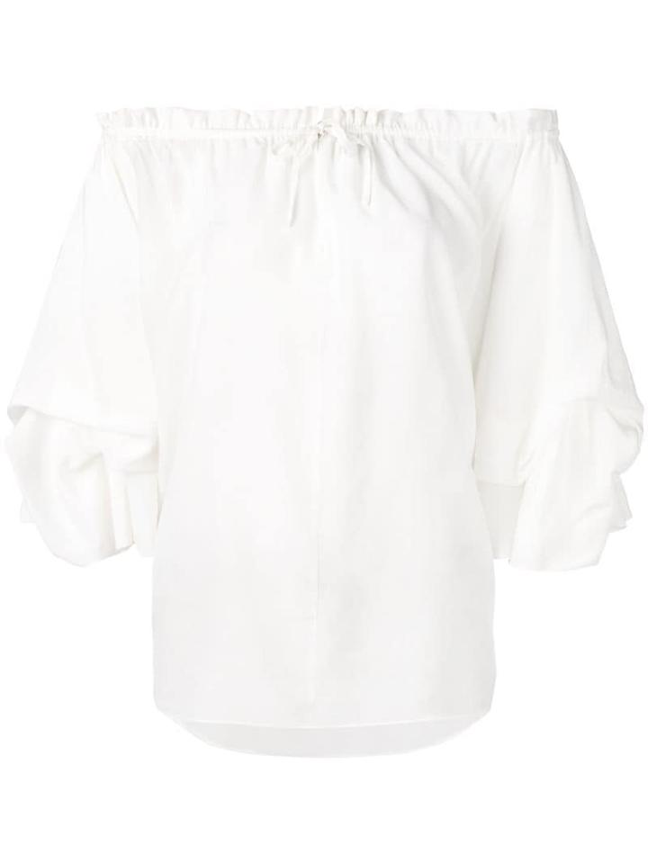 Diane Von Furstenberg Off-the-shoulder Blouse - White