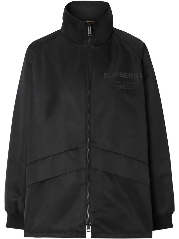 Burberry Lightweight Funnel-neck Jacket - Black
