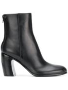 Ann Demeulemeester Back Zip Ankle Boot - Black