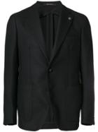 Tagliatore Fitted Tailored Jacket - Black