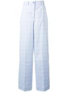 Essentiel Antwerp Tailored Palazzo Trousers - Blue