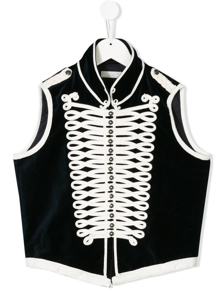 Stella Mccartney Kids Teen Velvet Waistcoat - Blue