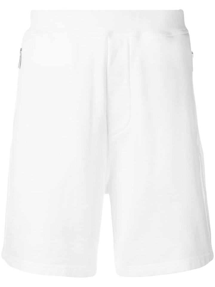 Dsquared2 Stretch-fit Track Shorts - White