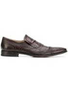 Dolce & Gabbana Pre-owned 1990's Punch Hole Loafers - Brown