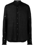 Ann Demeulemeester Ellroy Sheer Shirt - Black
