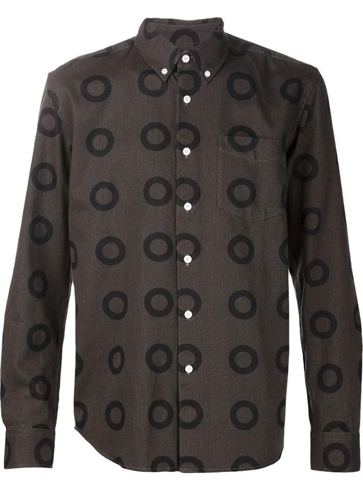 Saturdays Surf Nyc Crosby Oxford Shirt, Men's, Size: Xl, Brown, Cotton