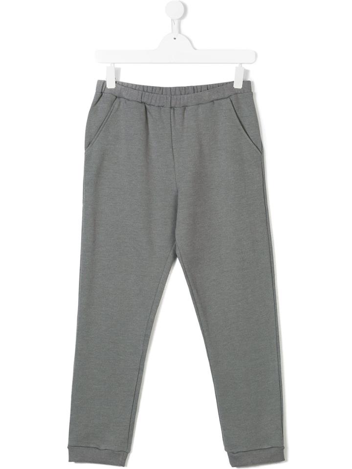 Douuod Kids Star Print Track Pants - Grey