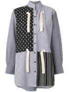 Jw Anderson Multi-print High Neck Shirt - White