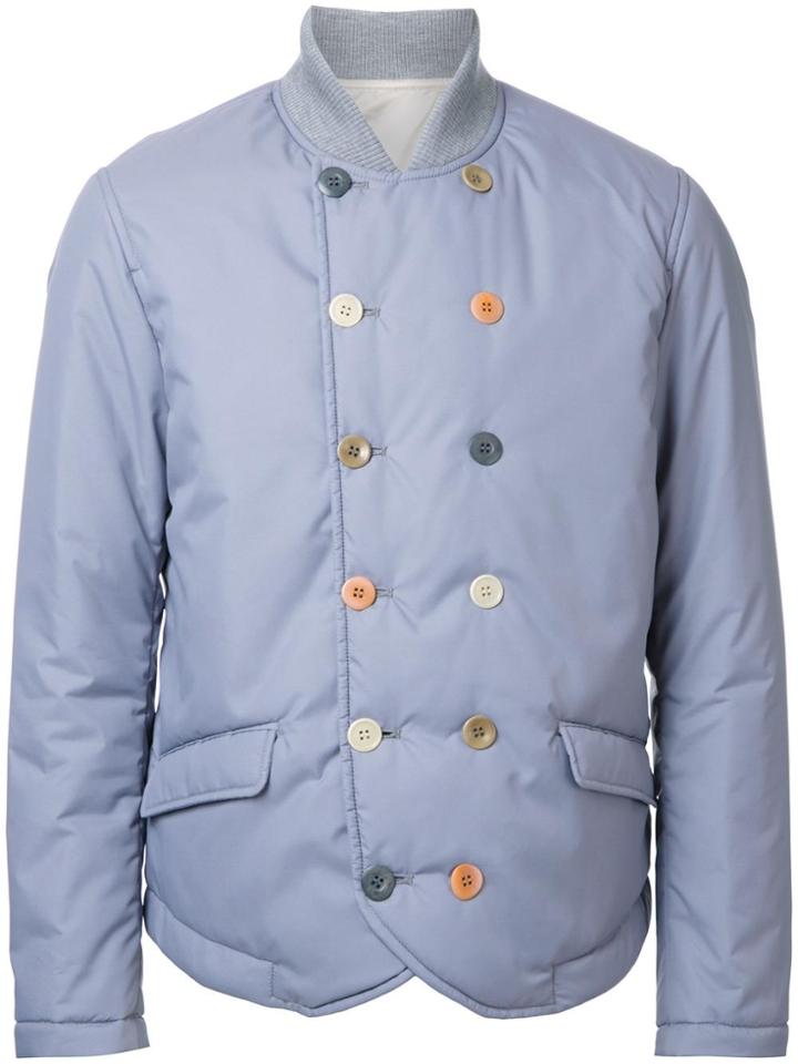 Undercover Padded Double-breasted Jacket - Grey