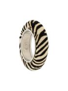 Christian Dior Pre-owned Zebra Bangle - White