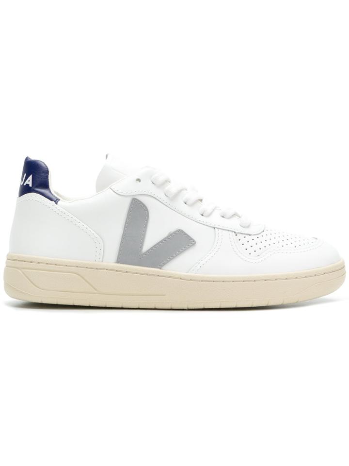 Veja V Lace-up Sneakers - White