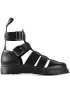 Dr. Martens Gladiator Sandals, Women's, Size: 44, Black, Leather/rubber