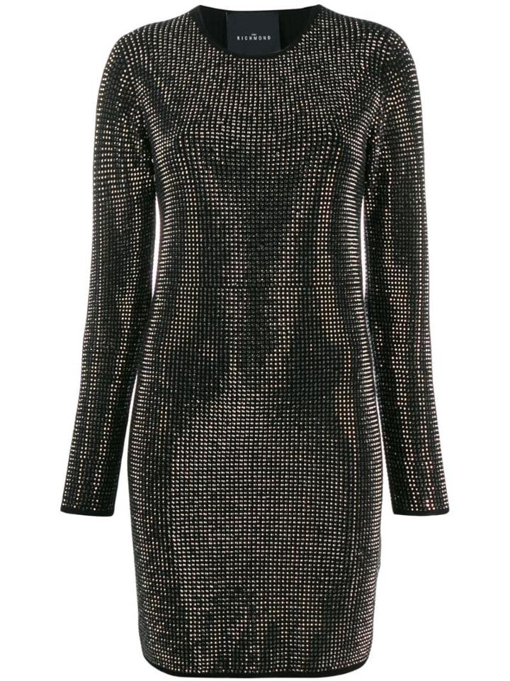 John Richmond Studded Mini Dress - Black