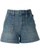 Chloé Denim Mini Shorts - Blue