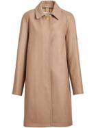 Burberry Cashmere Car Coat - Nude & Neutrals