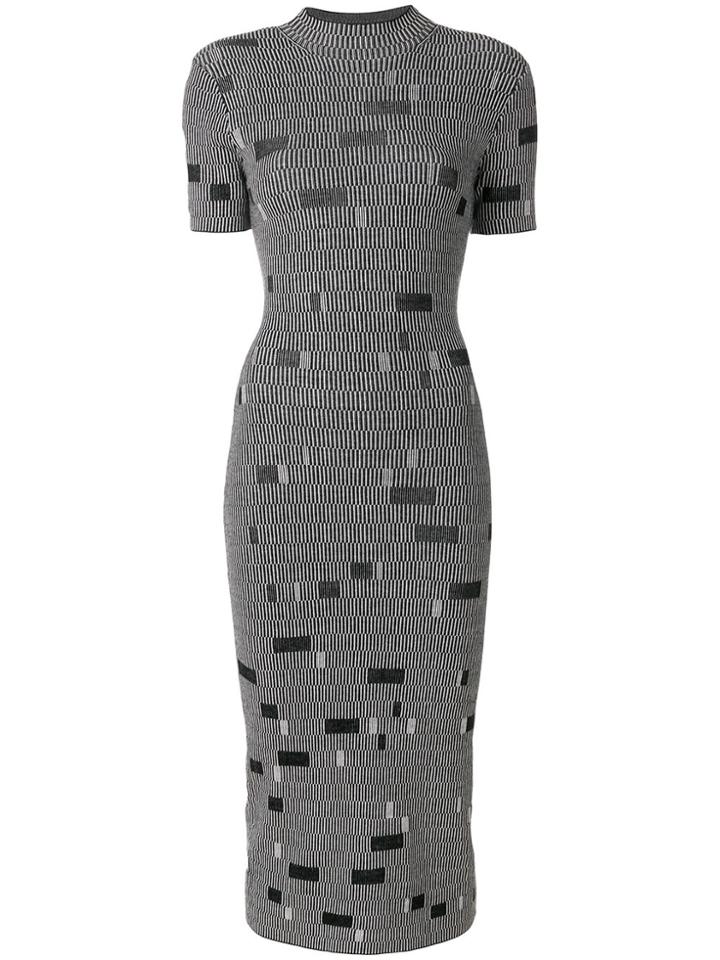 Études Juliette Checked Dress - Black